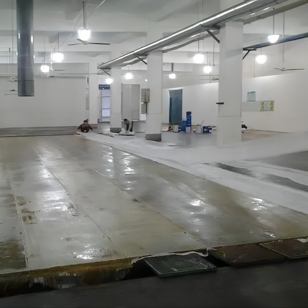 任丘防腐蚀地坪,环氧玻纤地坪，玻纤工业地坪，环氧玻纤布地坪,乙烯基玻纤布地坪产品图3